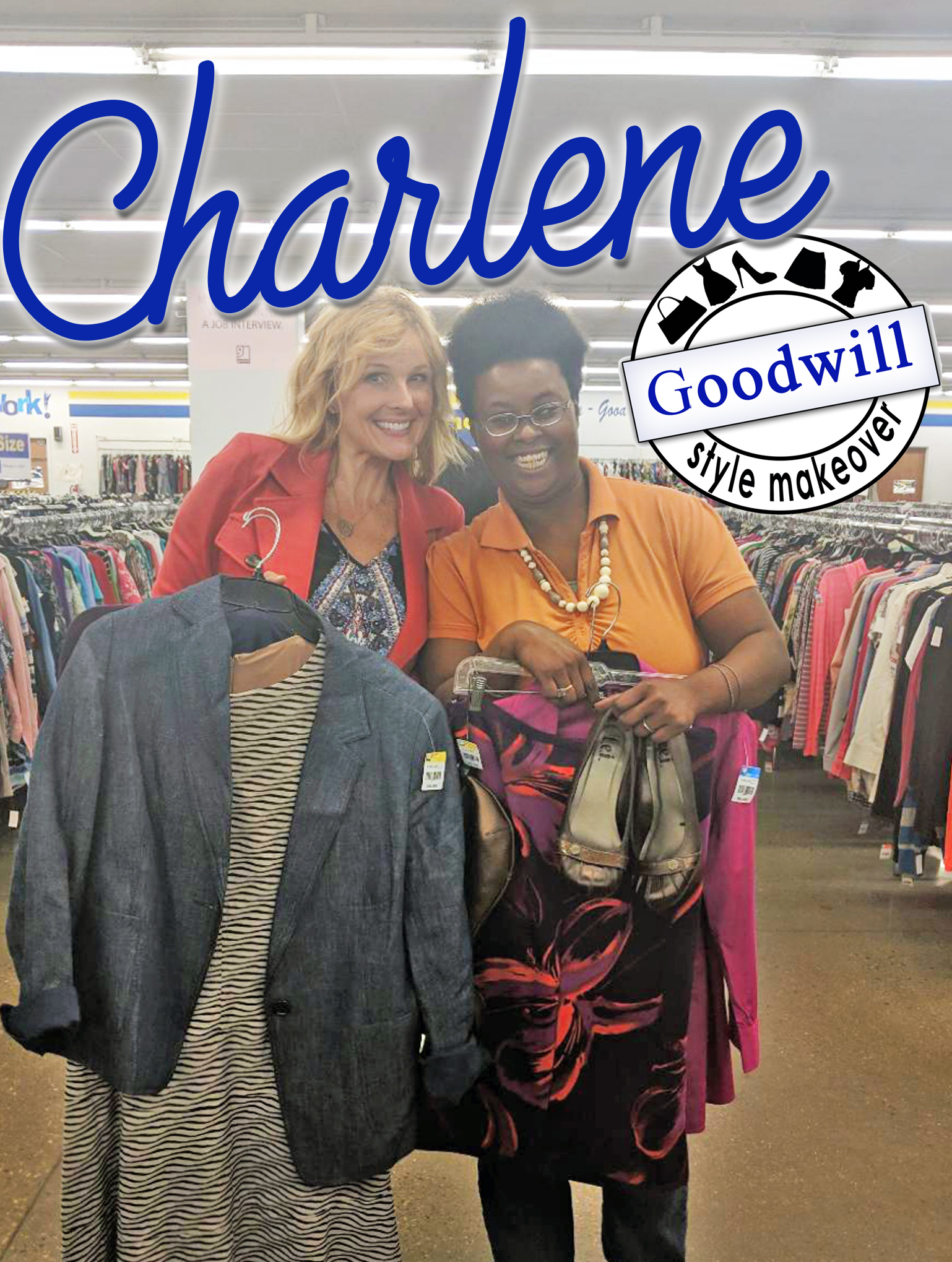 Goodwill Style Makeover – Charlene