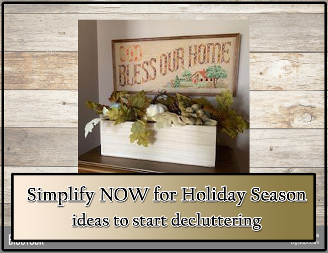 Simplify NOW for Holiday Season